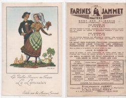 DROIT Jean  - Les Vieilles Provinces De France - Le Limousin  - Pub Farines Jammet  (7) - Droit