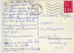 2869   Postal  Francia Mont Saxonnex 1977 Haute Savoie - Lettres & Documents