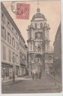 BOURG (Ain) - Eglise Et Rue Notre-Dame - Animée - Sonstige & Ohne Zuordnung