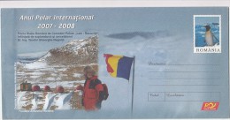 INTERNATIONAL POLAR YEAR, THEODOR NEGOITA, EXPLORER, COVER STATIONERY, ENTIER POSTAL, 2007, ROMANIA - Internationale Pooljaar