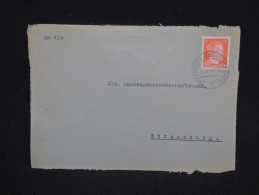 FRANCE - Lettre De Strasbourg Pour Strasbourg Avec Timbre Allemand - A Voir - Lot N° 9502 - Cartas