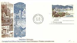 1972  Vancouver  $1 Official FDC  Sc 600 - 1971-1980
