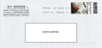 France : Mon Timbre En Ligne Sur Enveloppe : Poisson Rouge - Druckbare Briefmarken (Montimbrenligne)
