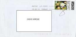 France : Mon Timbre En Ligne Sur Enveloppe : Nénuphar Et Bougies - Druckbare Briefmarken (Montimbrenligne)