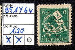 Thüringen MiNr.: 95 AY By Gestempelt - Soviet Zone