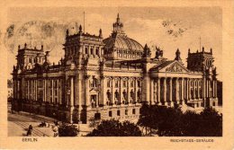 Berlin Tiergarten - S/w Reichstagsgebäude 4 - Dierentuin