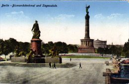 Berlin Tiergarten - Bismarckdenkmal Und Siegessäule 2 - Tiergarten