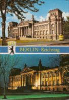 Berlin Tiergarten - Mehrbildkarte  Reichstag - Dierentuin