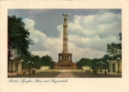 Berlin Tiergarten - Siegessäule 12  Mit Großer Stern - Dierentuin