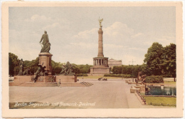 Berlin Tiergarten - Siegessäule 25  Und Bismarck Denkmal - Tiergarten