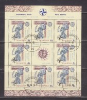 2008 - Sumitul NATO BUCURESTI  Michel No 6288 Et Y&T = 5298  FULL  Silver Kleinbogen - Usado