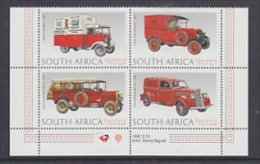 South Africa 1999 UPU / Mail Vans 4v ** Mnh (25015A) - Ungebraucht