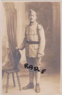 CARTE PHOTO,MILITAIRE,MILITARIA ,35 Eme REGIMENT INFANTERIE,ARMEE TERRE,BELFORT 1914,SOLDAT,AS DE TREIFLE,PHOTO ATTIGER - Weltkrieg 1914-18