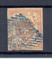 " Croix Non Encadrée, Rayon III "1852, Yvert 23, Cat. 125.00 Euros. - 1843-1852 Kantonalmarken Und Bundesmarken
