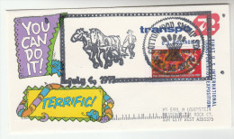1993 COTTONWOOD SWAMP Mi USA PLOUGHING Event COVER  UPRATED Postal STATIONERY Stamps Horse Horses Agriculture - Agriculture