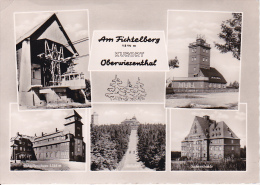 AK Am Fichtelberg - Oberwiesenthal - Mehrbildkarte - 1962 (18214) - Oberwiesenthal