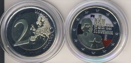 2 Euro Gedenkmünze 2011 Slowenien Rozman FARBE - Slovenië