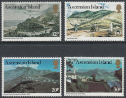 Ascension 1981 Green Mountain Farm, Landscapes. Mi 271-274 MNH - Ascensión