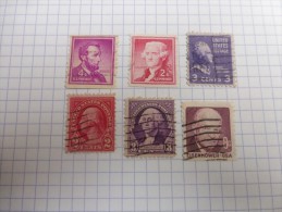 Lincoln, Jefferson, Washington, Eisenhower - 1922 à 1971 - Etats-Unis, USA - George Washington