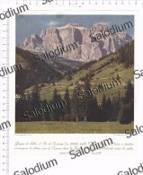 GRUPPO DI SELLA PIZ DI CIAVAZES VAL DI FASSA CANAZEI  - Immagine Ritagliata Da Pubblicazione Originale D´epoca - Otros & Sin Clasificación