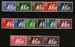 Saint Pierre Et Miquelon 1942 N° 296 / 309 ** Série De Londres, Voilier, Rose Des Vents, Croix De Lorraine, De Gaulle - Unused Stamps