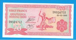 BURUNDI - 20 Francs 2005 SC  P-27 - Burundi