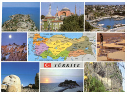 (840) Islam - Turkey Map + Mosque - Istanbul - Islam