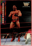 Wrestling Plakat :  Ken Shamrock  -  Von World Wrestling Federation Magazin Ca. 1990 - Gevechtssport