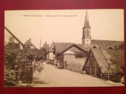 67 BENFELD Eglise Vue De La Digue De L'Ill - Benfeld