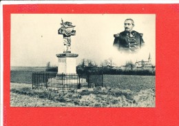 28 LOIGNY La BATAILLE Cpa Monument Et Portrait  Du General De Sonis    8  Aube - Loigny