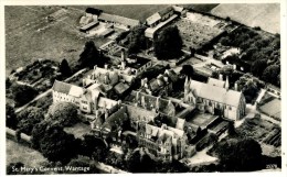 OXON - WANTAGE - ST MARY'S CONVENT - AERIAL RP  O19 - Andere & Zonder Classificatie