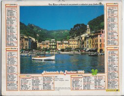 Calendrier Des Postes 1991  69 Rhone - Formato Grande : 1991-00