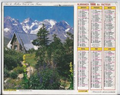 Calendrier Des Postes 1990  69 Rhone - Big : 1991-00