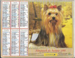 Calendrier Des Postes 1995  69 Rhone - Grossformat : 1991-00