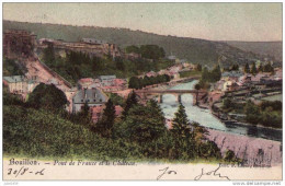 BOUILLON ..--  Pont De France Et Château . 1906 Vers METZ , Allemagne ?? ( Melle Gabrielle BOUVART ) .  Voir Verso . - Bouillon