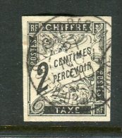 Rare N° 2 Cachet à Date De Grand Bassam - Cote D'Or D'Afrique 1890 - Strafportzegels