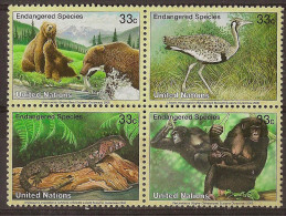 UNITED STATION NY - Fauna - Unused Stamps