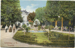 Bad Schandau - Kurgarten - Verlag Hermann Poy Dresden Gel. 1913 - Bad Schandau