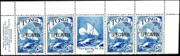 BOATS-"NAVIGATING BY THE STARS"-SPECIMEN GUTTER PAIRS-TONGA-MNH-A6-08 - Other (Sea)