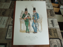 Uniformes ) Fanfaro/ Planche N° 21  L´histoire Des Hussards Prussiens 1721/1807 De Kurt Geiss Et August-wilhelm Stragand - Uniformen
