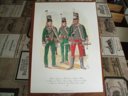 Uniformes ) Fanfaro/ Planche N° 22  L´histoire Des Hussards Prussiens 1721/1807 De Kurt Geiss Et August-wilhelm Stragand - Uniformen