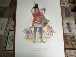 Uniformes ) Fanfaro/ Planche N°27 - L´histoire Des Hussards Prussiens 1721/1807 De Kurt Geiss Et August-wilhelm Stragand - Uniformen