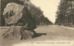 LYON RHONE 69004  1103 BOULEVARD DE LA CROIX ROUSSE LE GROS CAILLOU MF  ECRITE CIRCULEE 1927 - Lyon 4