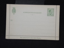 DANEMARK- Entier Postal ( Carte Lettre) -  à Voir - Lot P9659 - Postwaardestukken