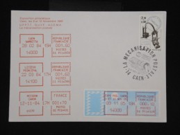 FRANCE - Enveloppe De L 'exposition à Caen En 1985-  à Voir - Lot P9660 - Lettres & Documents