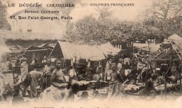 ENIN, CPA, DAHOMEY, Marché Aux Poissons à PORTO-NOVO, Jamais Voyagée, Dép^che Coloniale - Benin