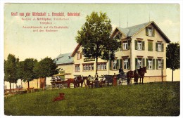 AK AR REHETOBEL Gruss Aus Wirtschaft Fernsicht Mit Ausflugskutschen 19.4.1923 Foto A. Hane - Rehetobel