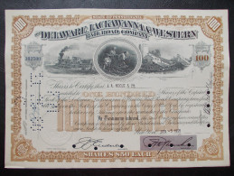 USA - The Delaware, Lackawanna & Western Rail Road Company - Railway & Tramway