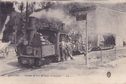 BELFORT : Chemin De Fer Militaire Stratégique - Train Vapeur - 1919 - Belfort – Siège De Belfort