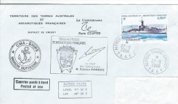 11628  MARION DUFRESNE - CROZET - Enveloppe Des TAAF - Storia Postale